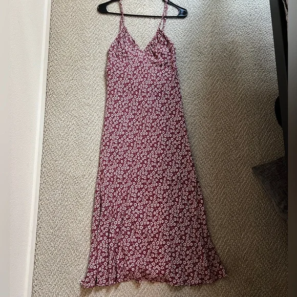 Wild Fable Floral Women's Tie Back Midi Dress - Picture 7 of 7